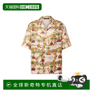 欧洲直邮LV路易威登24年上新款 MONOGRAM 1h可退 男士 桑蚕短袖 夏季