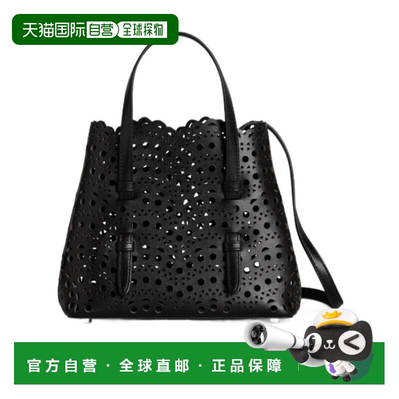香港直邮ALAIA 女士手提包 AA1S06720I251999 AW2026 黑色 双提手