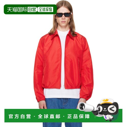 1h可退 香港直邮Jil Sander 吉尔 桑达 男士 红色夹克 J22SW0122J