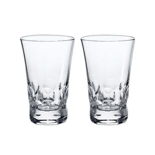 欧洲直邮Baccarat高身玻璃水杯白鲸系列高身水杯对杯透明单层水晶