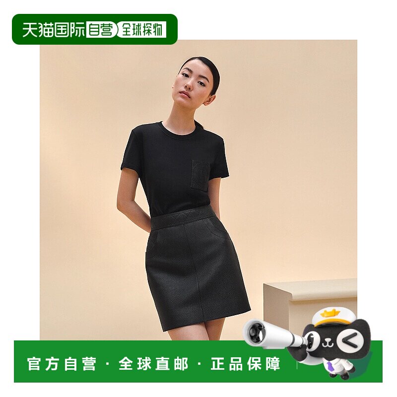 1h可退 欧洲直邮HERMES 爱马仕 25秋冬 H4H4615DA02 女士 短袖T恤