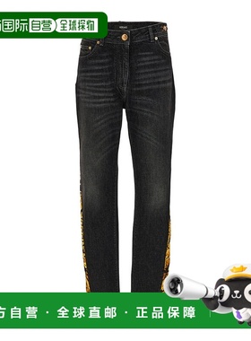 香港直邮Versace 腰带袢牛仔裤 10162581A11635范思哲直筒裤