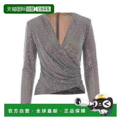 欧洲直邮SELF-PORTRAIT 女士T恤 154TGREY AW2026【付后1h可退】