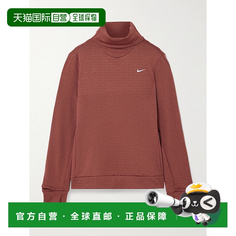 1h可退 香港直邮Nike 耐克 女士 弹性针织高领上衣 FB5306218REDS