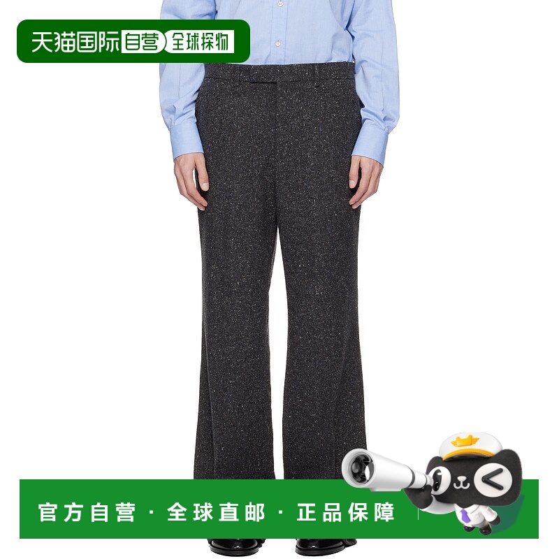 香港直邮valentino 华伦天奴 男士 灰色长裤 7V0RBN70B4C