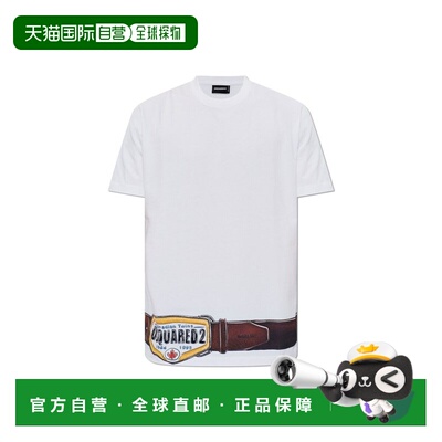 香港直邮Dsquared2 二次方 男士 短袖图案T恤 S78GD0120D20033
