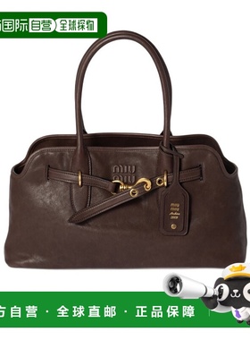 香港直邮Miu Miu Aventure 手提包托特包单肩包 5BG3102BBL