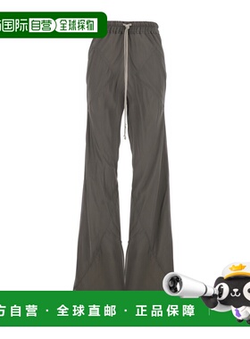 香港直邮Rick Owens 抽绳阔腿裤喇叭裤休闲裤 RP01F6304G