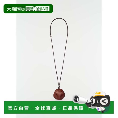 欧洲直邮LEMAIRE(勒梅尔) SHELL MIRROR IN PATINATED CALFSKIN