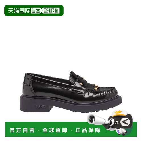 香港直邮Fendi Filo 乐福鞋 8D858269F厚底女鞋皮鞋一脚蹬