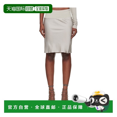 1h可退 香港直邮Rick Owens Concordians 迷你半身裙 RP02E4370SC