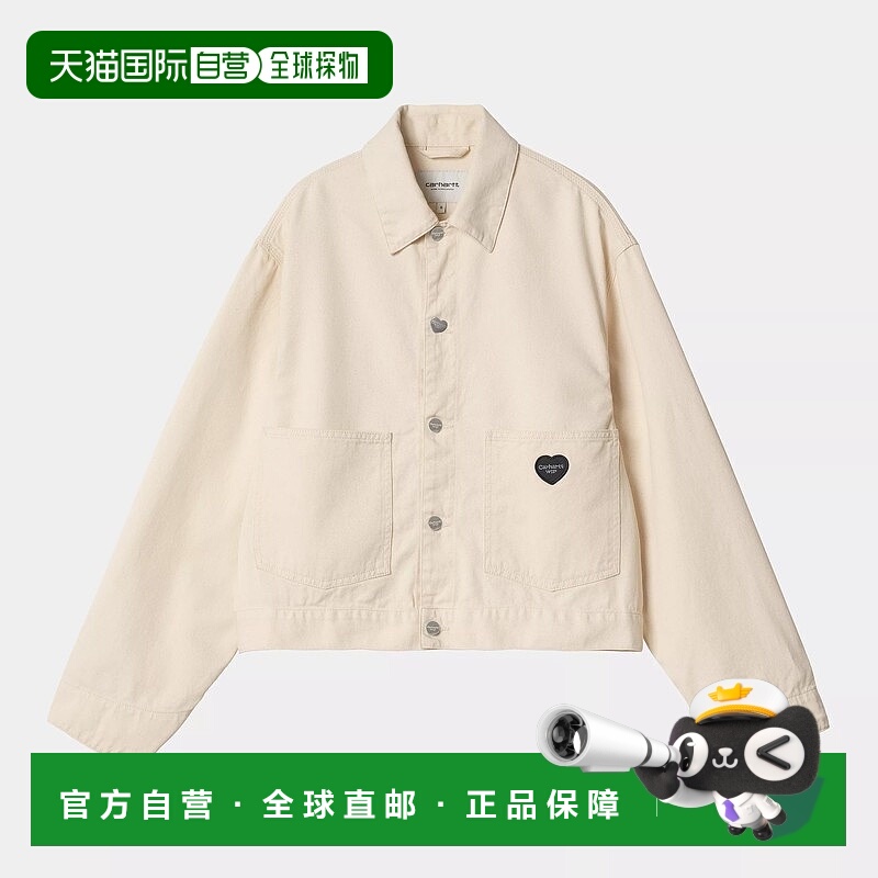 自营欧洲直邮Carhartt Wip 女士米色棉夹克长袖