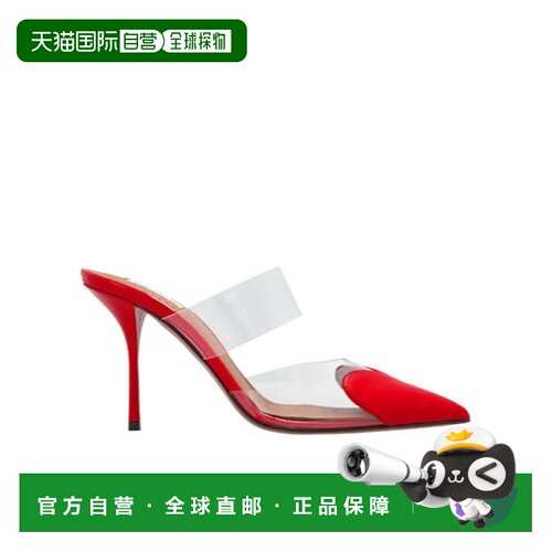 香港直邮Alaia 徽标高跟穆勒鞋单鞋 AA3M053CK150331