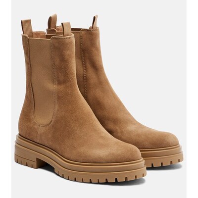 香港直邮Gianvito Rossi 吉安维托 罗西 女士 Chester 绒面革切尔