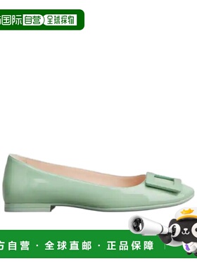 1h可退 香港直邮Roger Vivier U Look 漆皮芭蕾舞鞋 RVW66834910D