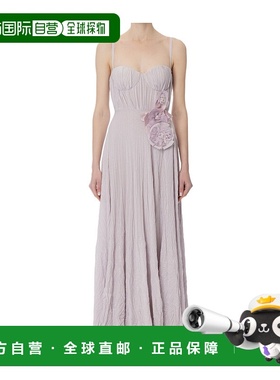 香港直邮Elisabetta Franchi 绣花亮片红毯礼服 ABR2252E2连衣裙