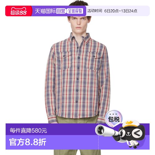 1h可退 香港直邮ralphlaurenrrl拉夫 劳伦RRL男士衬衫