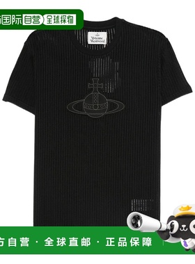 香港直邮Vivienne Westwood 球形装饰罗纹T恤 3G010044J00A5