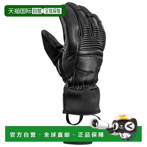 欧洲直邮LEKI 男士手套 2028673BLACK CO 黑色 【付后1h可退】