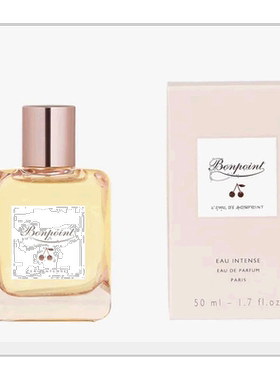 欧洲直邮Bonpoint朋博湾法国小樱桃玫瑰挚爱香水50ml馥郁柠檬女性