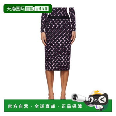 香港直邮Marine Serre 松紧腰半身裙 WSK123ACJER0001包臀裙中裙