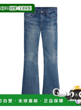 香港直邮Celine MARCO 水洗牛仔裤 2N06B365M. 直筒裤休闲舒适