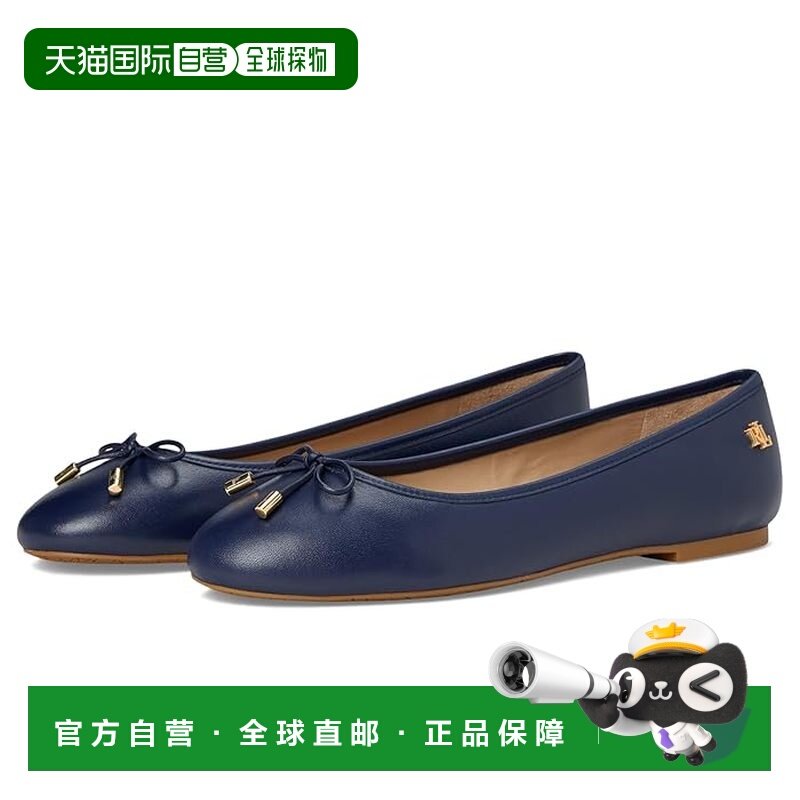 1h可退 香港直邮Lauren Ralph Lauren 女士 Jayna 纳巴革平底鞋,女鞋,浅口单鞋,淘宝优惠券,粉丝福利购,淘宝优惠卷