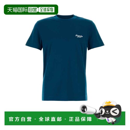 1h可退 香港直邮GIVENCHY 男士T恤 BM716G3YM8490 SS2025 蓝色 短
