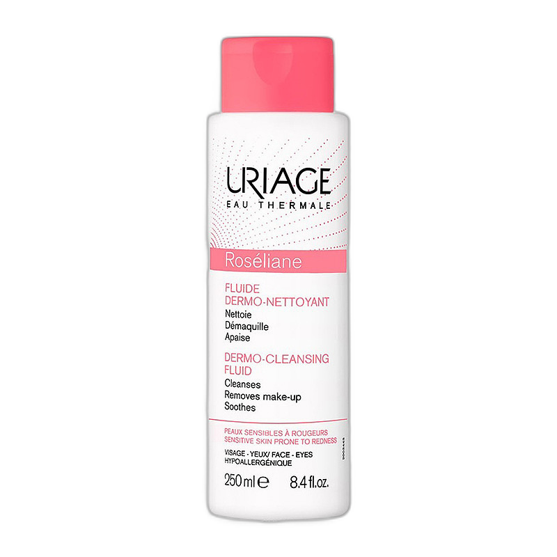歐洲直郵Uriage/依泉紅血絲玫瑰潔膚露250ml/瓶正品