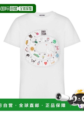 1h可退 香港直邮Moschino 莫斯奇诺 女士 白色上衣 A072105411