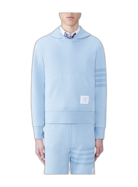 香港直邮Thom Browne 双面针织四条纹连帽卫衣 MJ【付后1h可退】