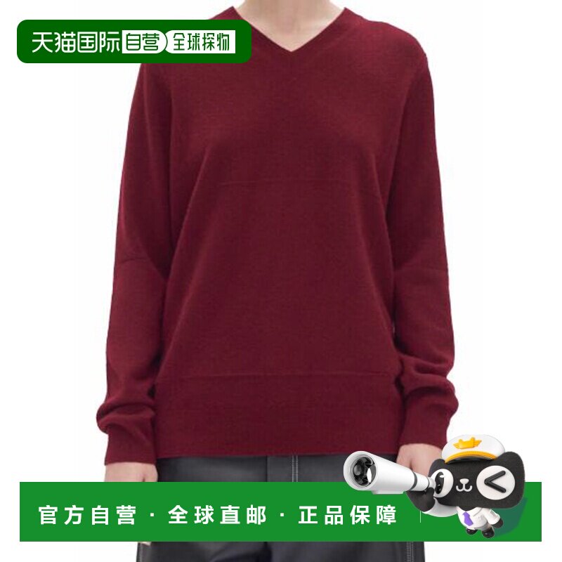 1h可退 香港直邮CELINE 女士针织衫 23GQ1624C28BX AW2018 棕色 V图片