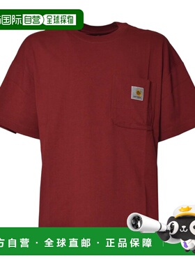 1h可退 香港直邮CARHARTT WIP 男士 and Polos T恤红色T恤 I03552