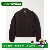香港直邮zegna 杰尼亚 男士 1h可退 开司米珠皮呢短夹克 CCCMTRA6