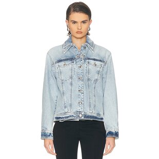 Cloro 美国直邮Sportmax 斯宝麦斯 女士 261204106360 牛仔布夹克