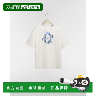 自营欧洲直邮Dior迪奥 viera女士图案大款T恤短袖