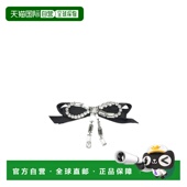 香港直邮JIMMY CHOO 女士 1h可退 水晶蝴蝶结发夹 25FW