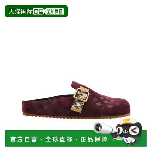 1h可退 香港直邮BURBERRY 女士休闲鞋 81277781 AW2026 深棕色 格