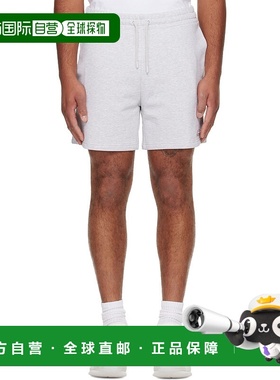 1h可退 香港直邮Casablanca 男士 灰色 Logo Patch 短裤 MAW25JTR
