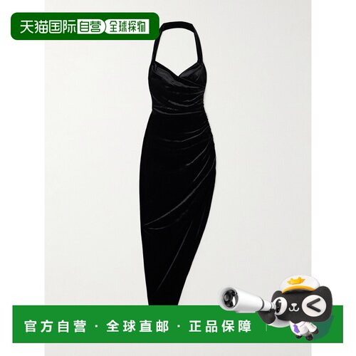 1h可退 香港直邮NORMA KAMALI 诺玛 卡玛丽 女士 Cayla 不对称褶
