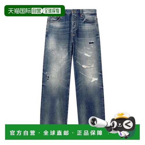 Emporio Armani 中腰水洗牛仔裤 EM006486AF27552直筒裤