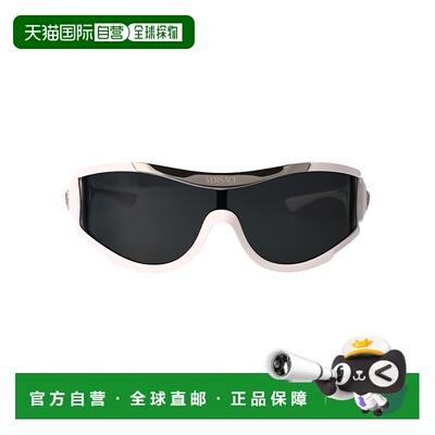 1h可退 香港直邮Versace 范思哲 女士 INJECTED 白色太阳眼镜 0VE