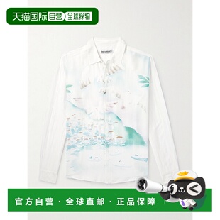 Our 印花棉质真丝混纺衬衫 Legacy Adorn 男士 香港直邮1h可退