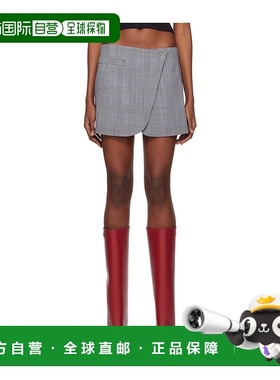 香港直邮Coperni Tailored 格纹半身裙 COPJ24834