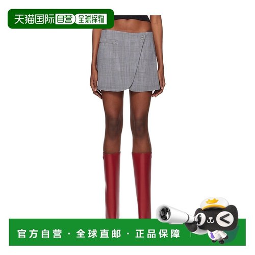 香港直邮Coperni Tailored 格纹半身裙 COPJ24834