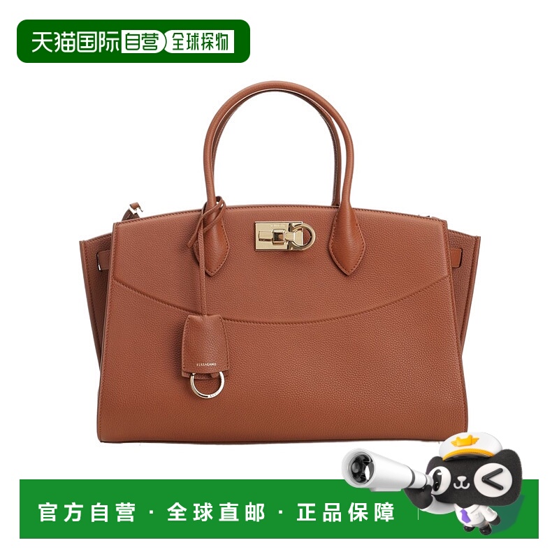 香港直邮Salvatore Ferragamo STUDIO SOFT 单肩包斜挎包21A110