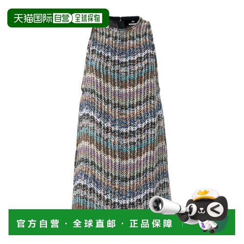 Missoni 亮片人字纹针织迷你连衣裙 DS26WG1XBC006C