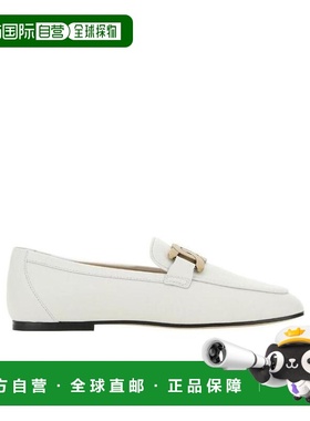 1h可退 香港直发TOD'S 托德斯女士白色浅口徽标乐福鞋XXW79A0DD00