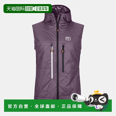 自营欧洲直邮ORTOVOX Swisswool Piz Boe女款马甲防风羊毛绗缝