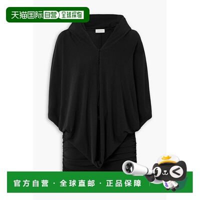 magda butrym 女士 层叠感弹力绉连帽迷你连衣裙 20442580